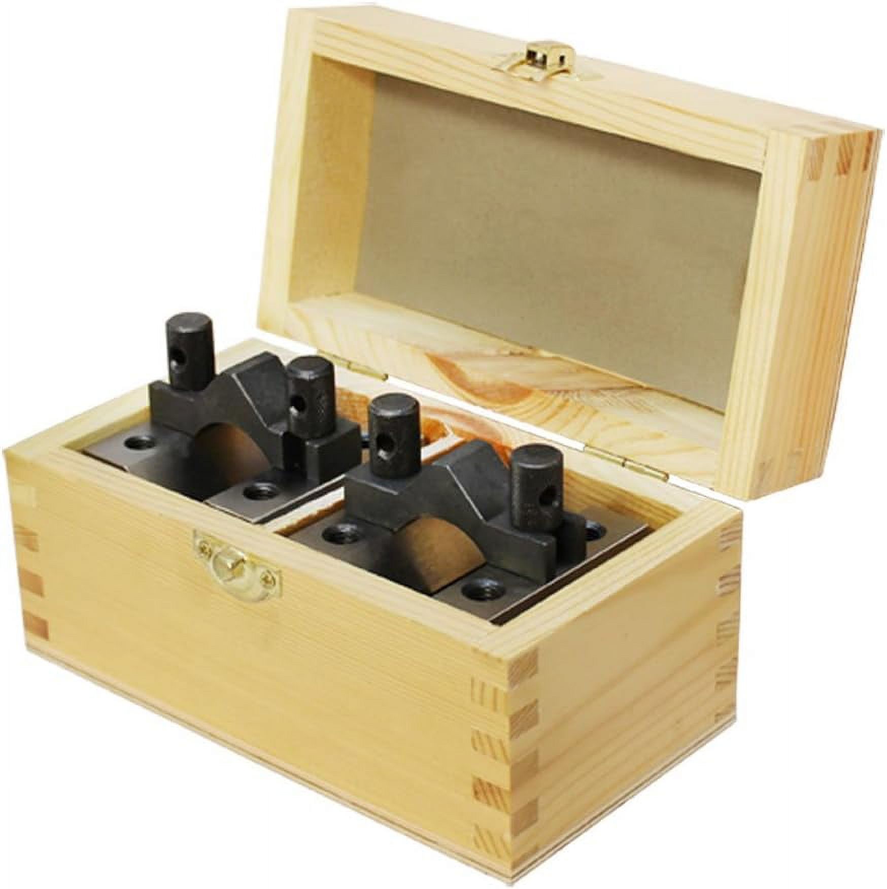 X X 2'' V Block & Clamp Set MultiUse Gauge Gage Machinist Tool
