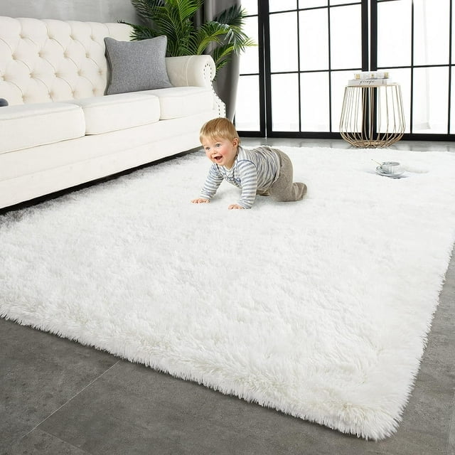 Ophanie Small Black Throw Rugs for Bedroom, 2x3 Mini Area Rug, Affordable  Non Slip Fluffy Carpet, Fuzzy Soft Living Room Rugs, Home Decor Aesthetic