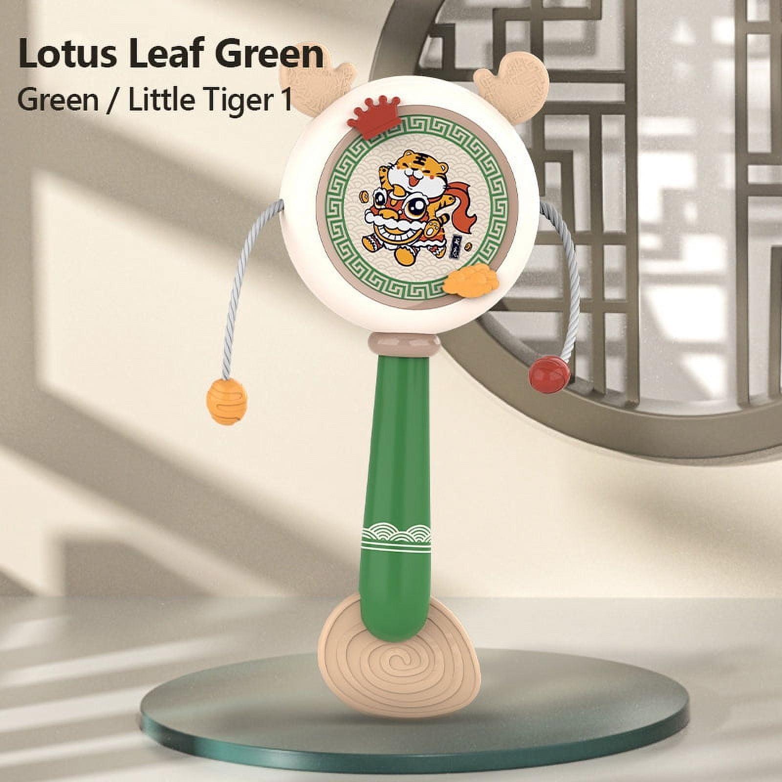 X XBEN Newborn Toys Rattle 'n Rock Maracas, Baby Soft Rattles Shaker