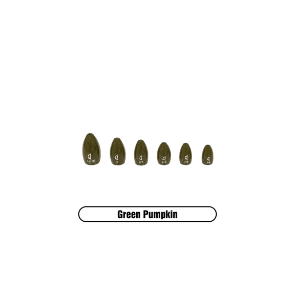 X ZONE LURES TUNGSTEN FLIPPING WEIGHT 2PK 5/8OZ