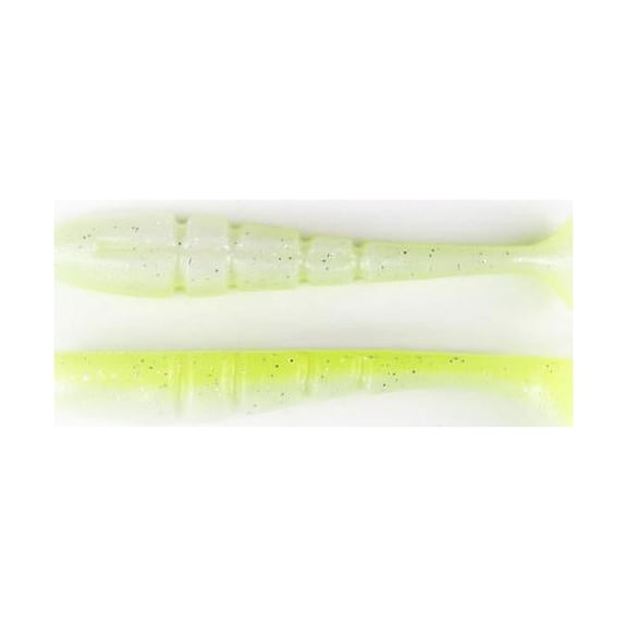 X Zone Fishing Lure 20835 3.5" Pro Series Mini Swammer Chartrse Pearl 8 Per Pack