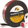 thumbnail image 1 of X-bet Flexible Magnetic Tape , Magnetic Strips  (1/2 Inch x 10 Ft), 1 of 5