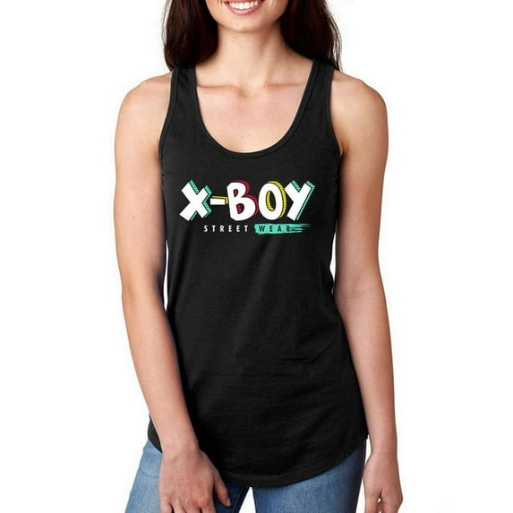 X-boy Street Wear Art Racerback Tank Women -Image by Shutterstock, Female x-Small