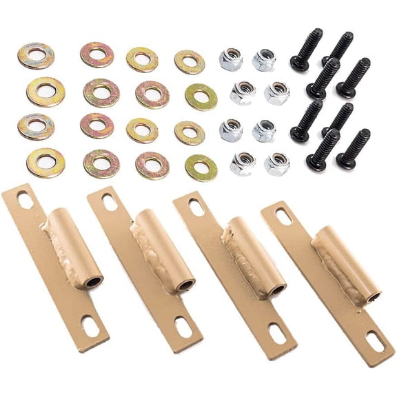 X-door Mounting Hinge Half, Door Hangers, Set Of 4, Tan, Fits Military Humvee