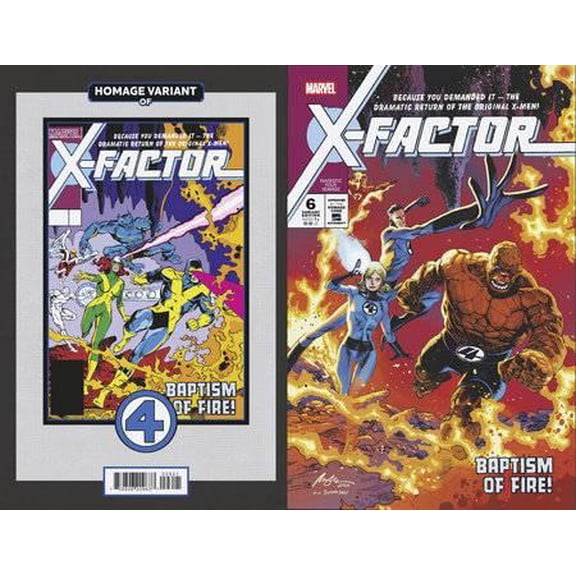 X-factor #6 (Artist Fantastic Four Homage Var) Marvel Prh Comic Book 2025