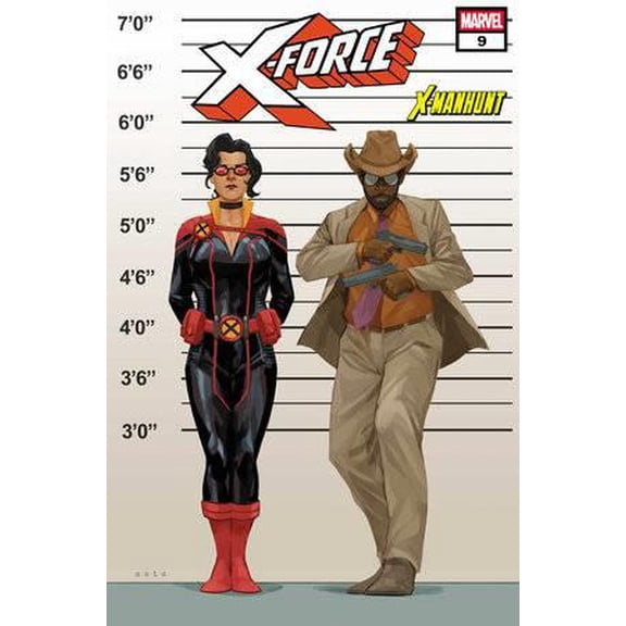 X-force #9 Phil Noto Connect X-manhunt Var Phil Noto Connect X-manhunt Var Marvel Prh Comic Book 2025
