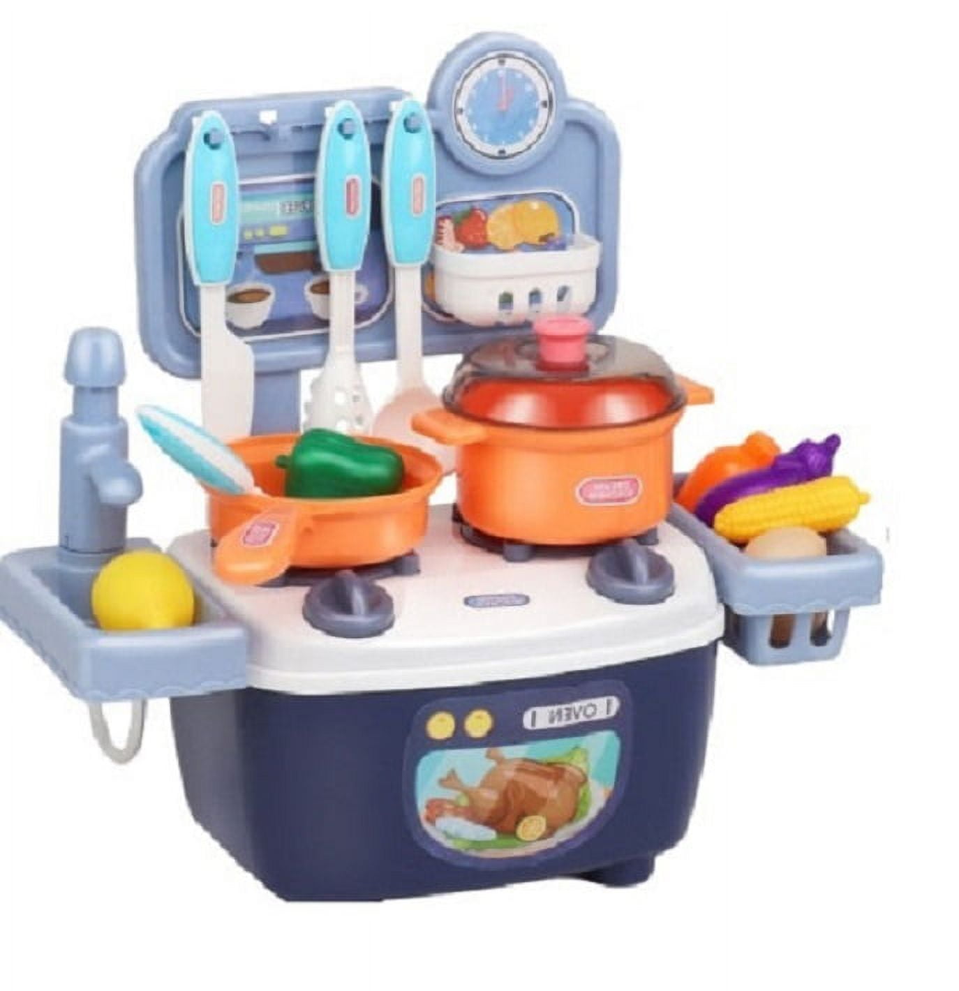 X X htang Play Kitchen Toy Sets, Kids Cooking Set, Role Play Kitchen