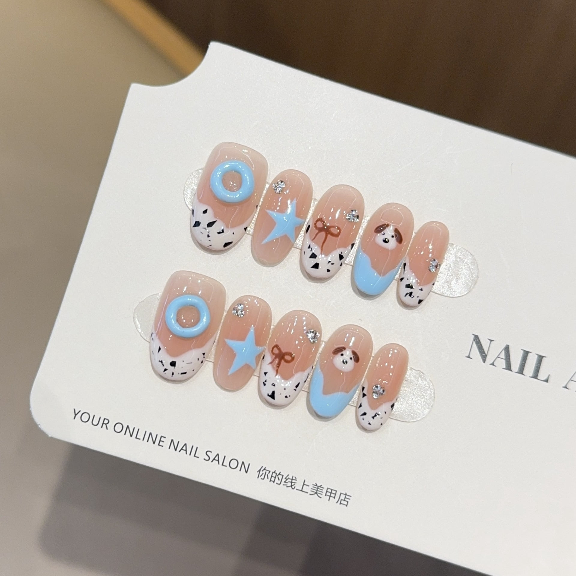 [X] ins wind gentle gradual change short pure hand-worn nail whitening ...