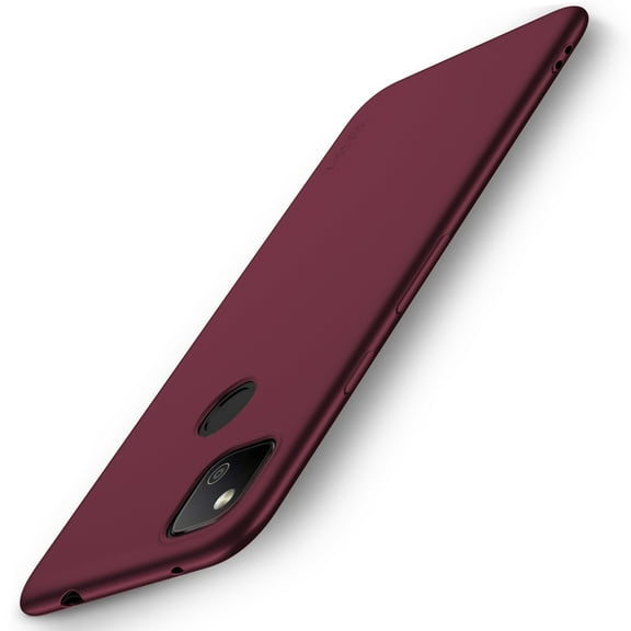 X-level Google Pixel 4a 4G Case Ultra-Thin Slim Fit [Guardian Series] Phone Cases Soft Flexible TPU Matte Finish Coating Light Protective Back Cover for Pixel 4a 4G - Winered