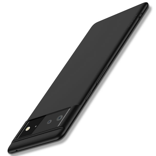 X-level Google Pixel 6 Case Ultra-Thin Slim Fit [Guardian Series] Phone Cases Soft Flexible TPU Matte Finish Coating Light Protective Back Cover for Pixel 6 - Black