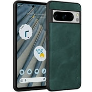 X-level Google Pixel 8 Pro Case, Anti-Scratch Premium PU Leather Soft TPU Bumper Shockproof Protective Phone Cover Case for Google Pixel 8 Pro (Green)