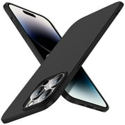 X-level iPhone 14 Pro Max Case Ultra-Thin Slim Fit [Guardian Series] Phone Cases Soft Flexible TPU Matte Finish Coating Light Protective Back Cover for iPhone 14 Pro Max - Black