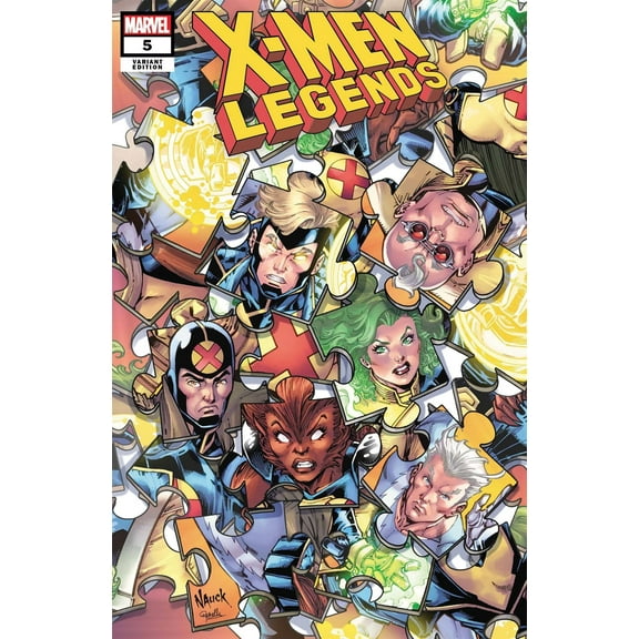 X-men Legends #5 Nauck Puzzle Var Marvel Comics Comic Book
