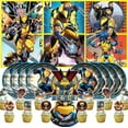 thumbnail image 1 of X-men Party Supplies Birthday Decorations Plates Kids Cake Toppers Set Decor, 1 of 7