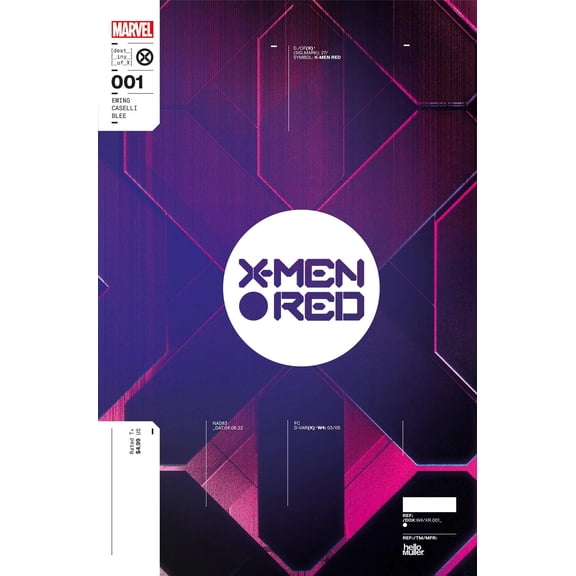 X-men Red #1 (Muller Design Var) Marvel Prh Comic Book 2022