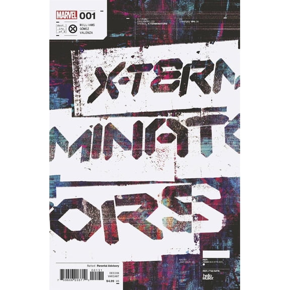 X-terminators #1 (10 Copy Incv Muller Design Var) Marvel Prh Comic Book 2022