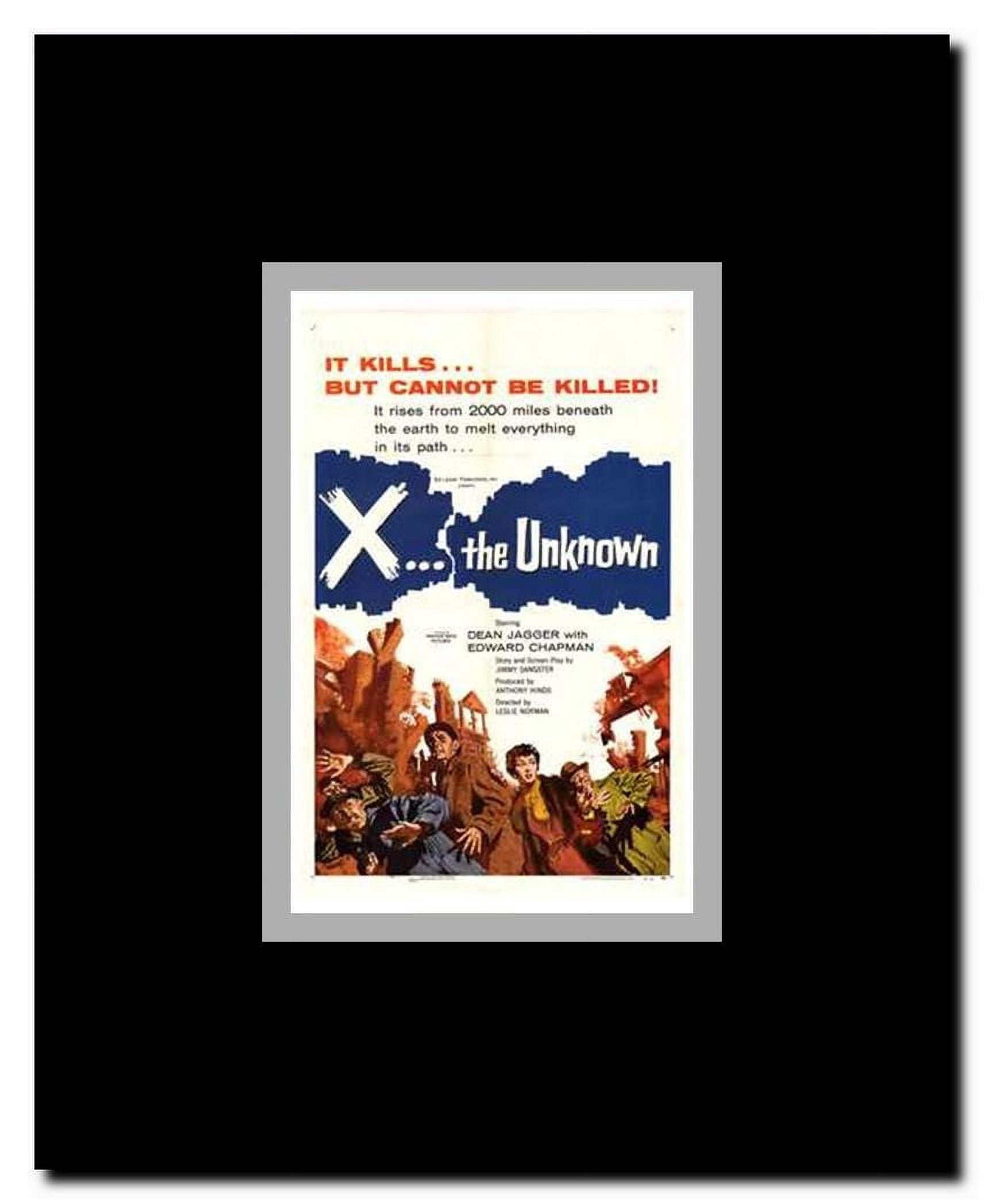 X the Unknown Framed Movie Poster
