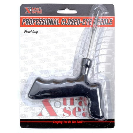 X-tra Seal Pro Pistol Grip 1 Closed Eye Needle - Tire Repair Tool, 1 each, sold by each