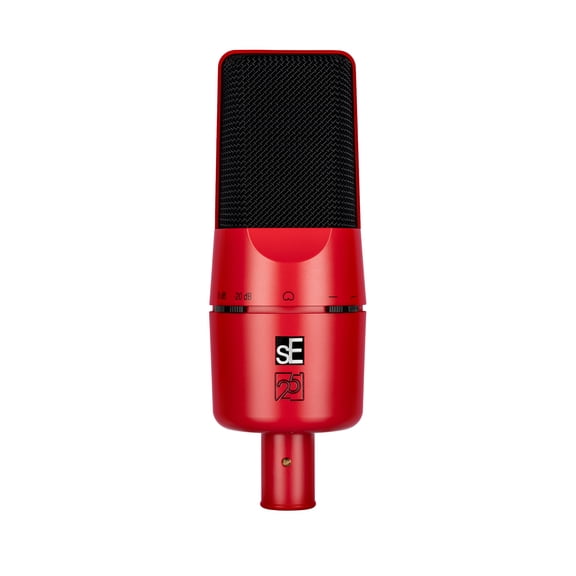 Electrnica SE SE Electronics X1 A 25th Anniversary Edition Microphone, Red
