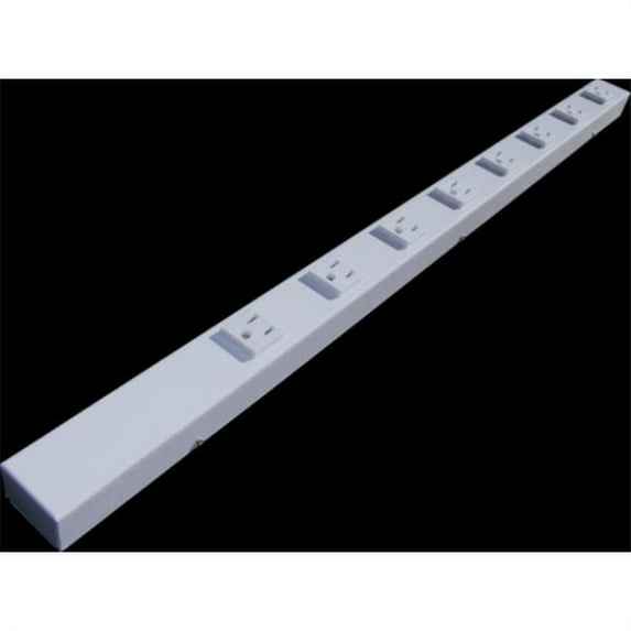 X1 H03008VW 30 in. 8-Outlet Hardwired Power Strip