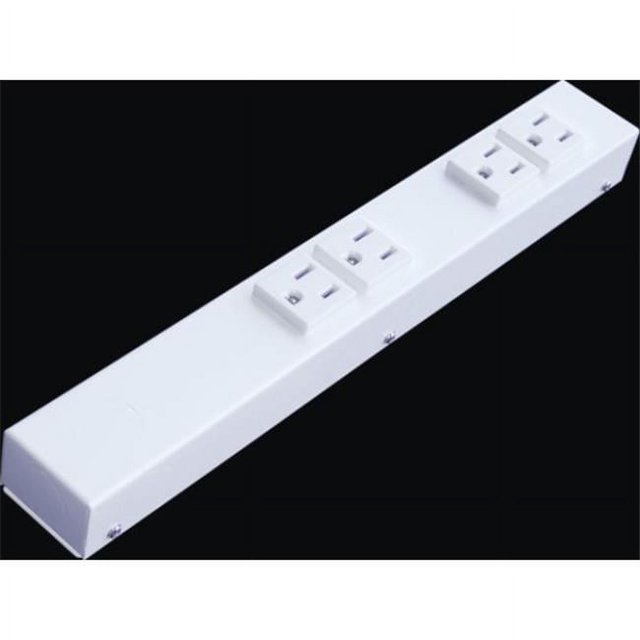 X1 H104VW 12 in. 4Outlet Hardwired Power Strip