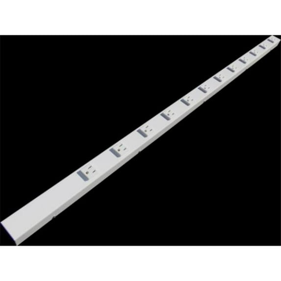 X1 H412VW 48 in. 12-Outlet Hardwired Power Strip