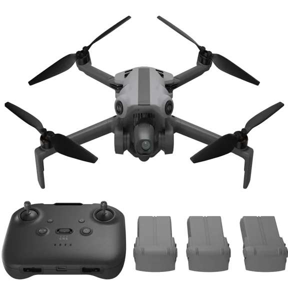 X1 Mini Drone Combo, 4K/60FPS HDR Camera Drone with CMOS Sensor, Vertical Shooting, Obstacle Avoidance, 96-Min Flight Time, Smart AI Night Mode, Travel-Ready Foldable Drone Bundle with 3 Batteries