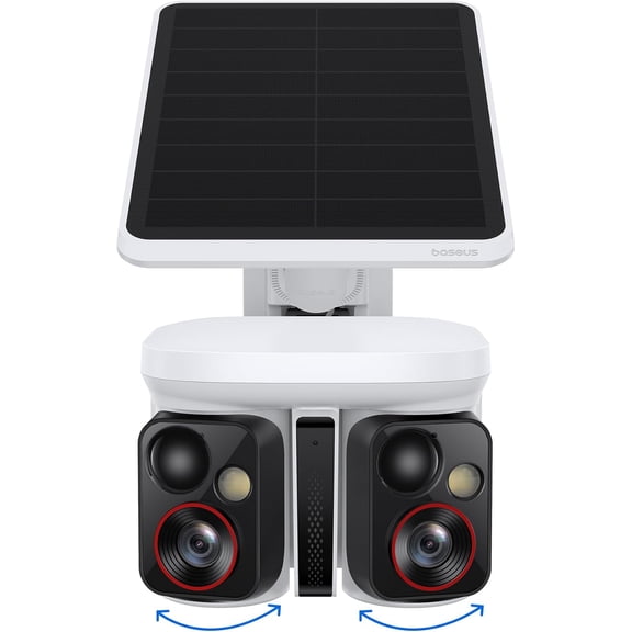 X1 Pro Dual-Tracking Solar Security Camera Outdoor Wireless, Dual 3K AI Cameras, 300 Pan, Color Night Vision, 8 Zoom, Local Storage up to 512GB, IP65, No Subscription