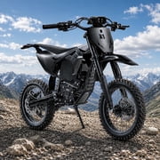 X1 Spark Electric Dirt Bike 4500W Peak Motor up to 60 Miles Range, 50 mph E Dirt Bike, 60V 28.8AH Battery E-Bike 14/12 Fat Tire E Bikes for Adults Electric, off Road Mountain E Bike, UL2849 by SGS