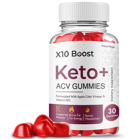 X10 Boost Keto ACV Gummies (1 Pack)