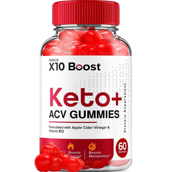 X10 Boost Keto ACV Gummies, X10 Boost Keto Gummies Advanced Weight Loss, X 10 Keto + ACV Apple Cider Vinegar Supplement, X10Boost, X10Keto Folate Beet Root (60 Gummies)
