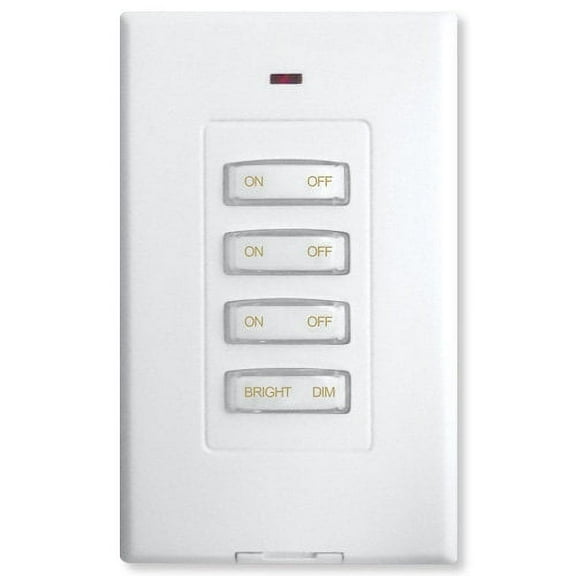 X10 Slimline Wireless Wall Switch (3 Address & Dimmer) (SS13A)