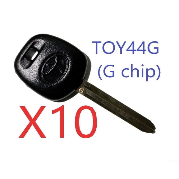 X10 Toyota Scion Toy44g 2010-2016 G-Chip Transponder Key VLS
