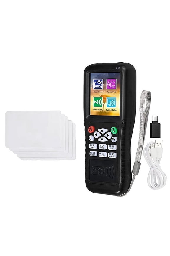 X100 RFID NFC Smart Card Reader Writer+5 X UID Duplicator ID IC Programmer Encrypted Key Copier