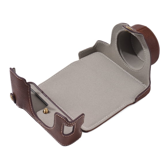 X100v Portable Camera Case Synthetic Leather Camera Carry Bag With Shoulder Strap Replacement For X100V/ X100F Camera