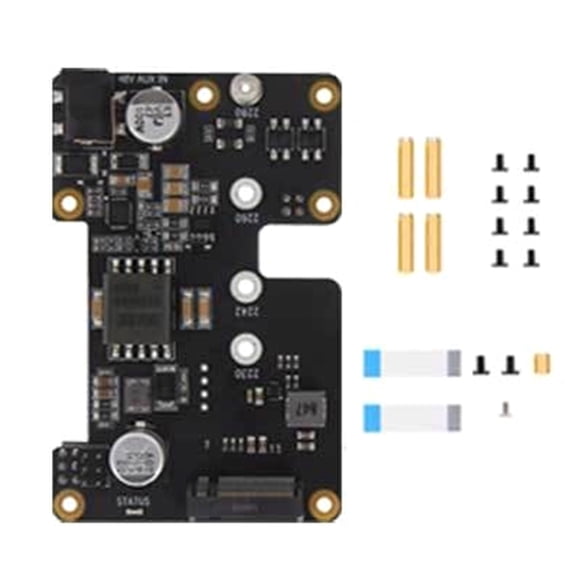 X1012 PCIe to NVMe Solid States Disk Board for 2230/2242/2260/2280 Power Over Ethernet Expansion Board Module for 5