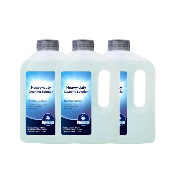 X11 Professional Grade Floor Solution for ECOVACS, 1000ml Heavy Duty Cleaner, Safe for All Hard Floors, Optimized for DEEBOT Models 33.8 FL OZ (1L)[2pcs/3pcs/4pcs]
