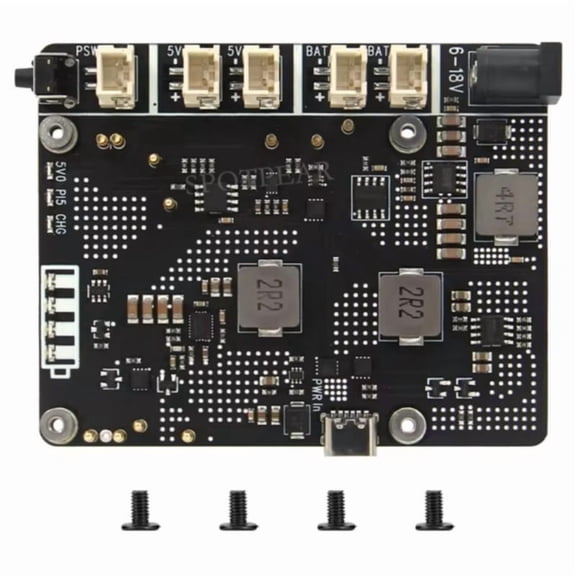 X1203 UPS Power Management Expansion Board for Raspberry Pi 5 With Fast Charging And Auto Power Cut Off