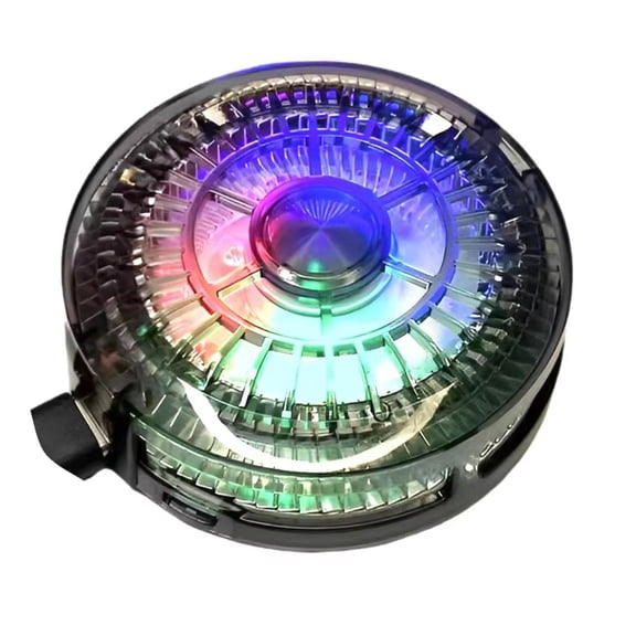 X155 Phone Cooling Fan Radiator Cooling Systems Clip Type Heat Sink 2 Speed Adjustable with Light