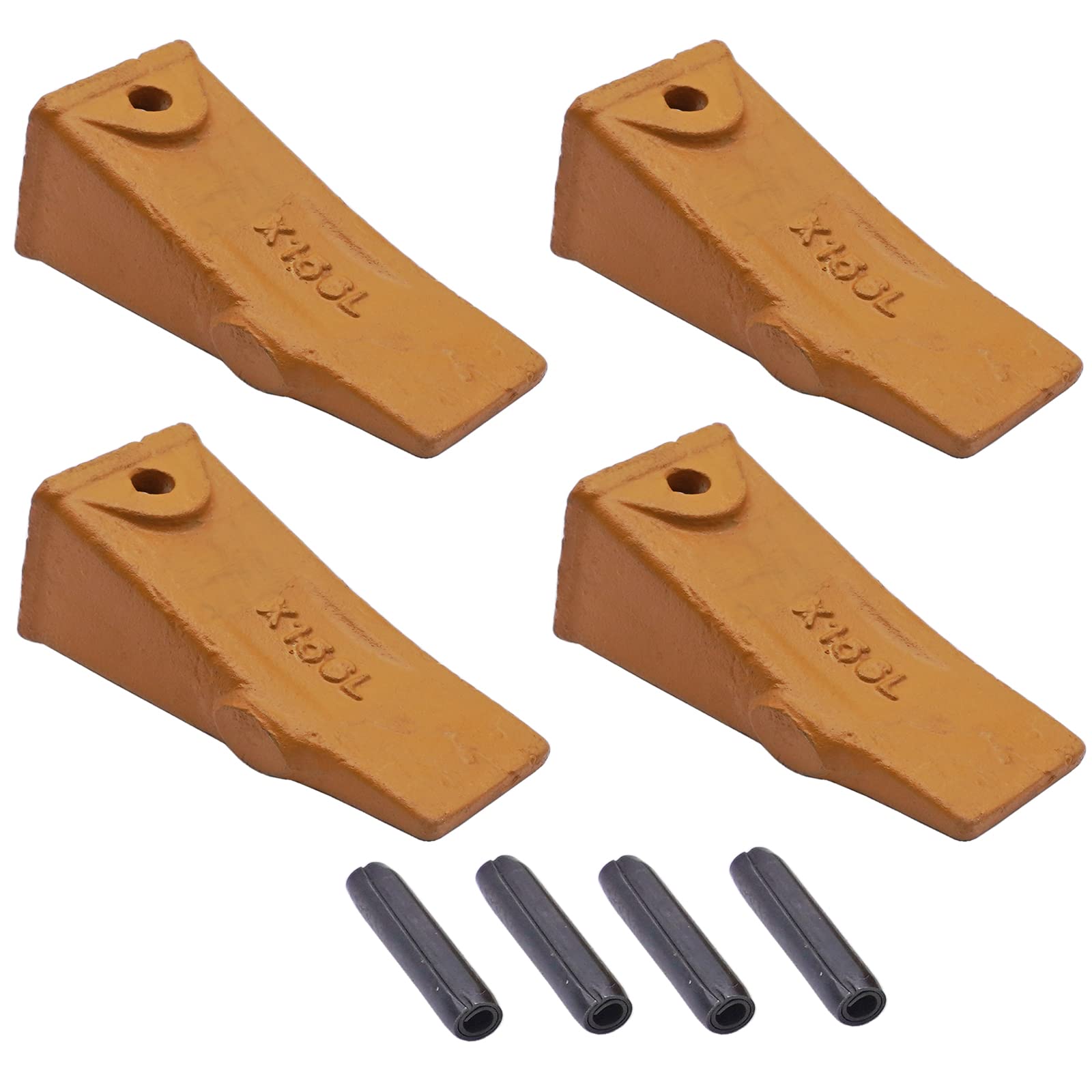 X156L Bucket Teeth with 156LPN Roll Pins Dirt Bucket Tooth for Skid