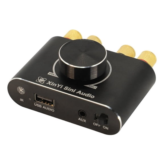 X15H 15WX2 Stereo Digital Power Audio AMP Amplificador Theater Remote Control HIFI 5.1 Bluetooth Amplifier Board Black