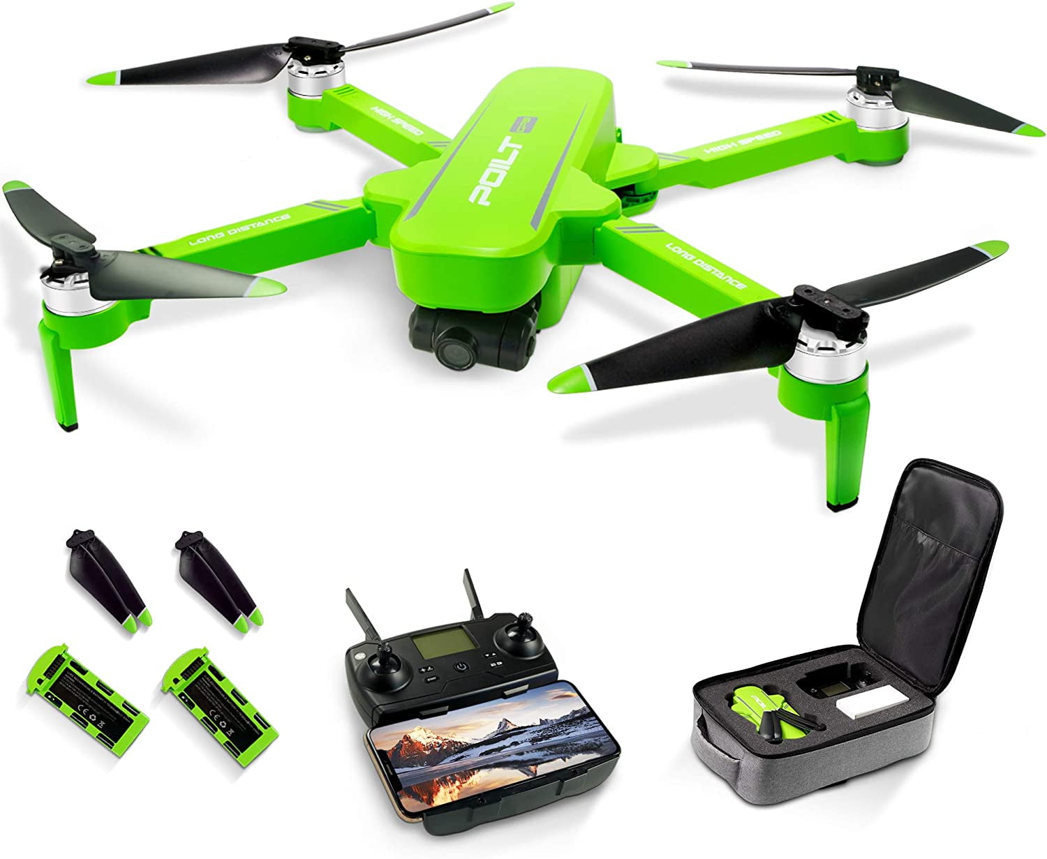 X17 GPS Drone with Camera for Beginner RC Drone Quadcopter 5G Wifi Drone with 6K HD Anti shake Camera for Adults 2 Batteries Brushless Motor Walmart Business Supplies