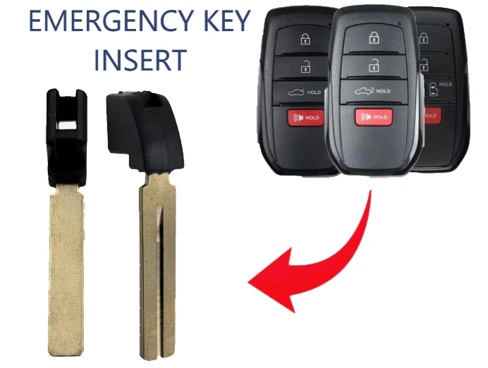 X2 2016 - 2024 Toyota Emergency Uncut Blade Key TOY51 69515-33120 69515 ...