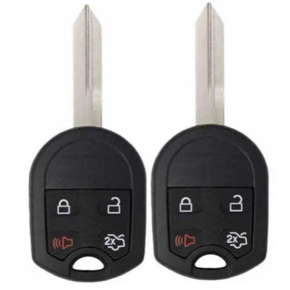 X2 4 BUTTON REMOTE HEAD KEY SA 80 BIT CHIP For FORD LINCOLN MERCURY 2000 - 2017