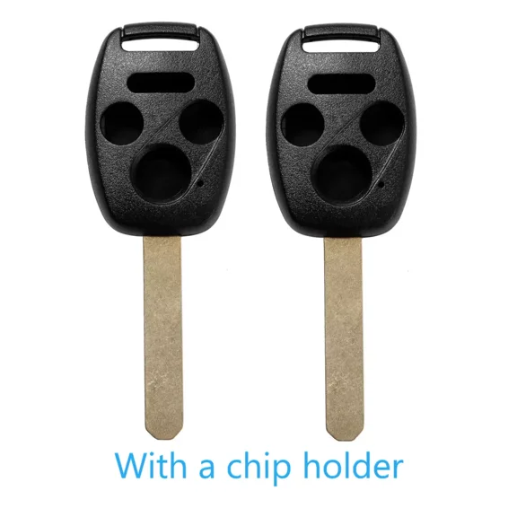 X2 4B Remote Key Shell Case W Chip Holder For Honda 2005 - 2013 Extra Durable
