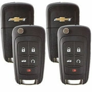 X2 Chevrolet 2010-2016 5 Button Remote Start Flip Key VLS.