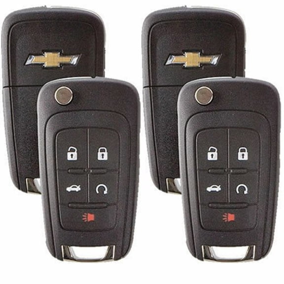 X2 Chevrolet 2010-2016 5 Button Remote Start Flip Key VLS.