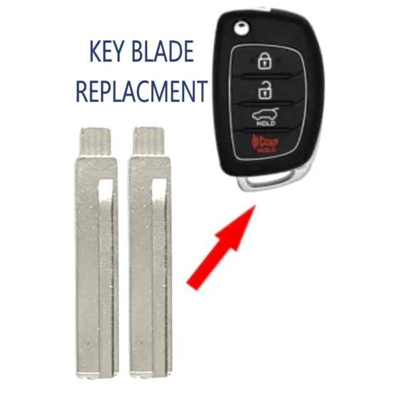X2 HY18R Remote Flip Key Blade For Hyundai Santa Fe 2013-2016 PN: 81996-2W000