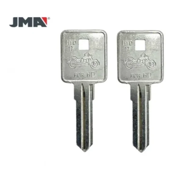 X2 Harley Davidson Sportster 2012 - 2021 Motorcycle X234 HYD13 HD4D Key Blank