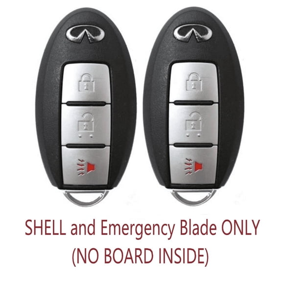 X2 New 3 Button Smart Key SHELL For Infiniti 2008-2013 Models KR55WK49622 VLS